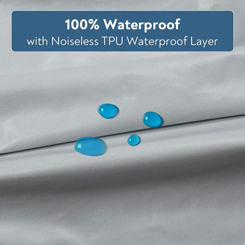 Waterproof Pack and Play Sheets Fitted 2 Pack, Compatible with Graco Pack n Play Sheets 38" X 26" Fits for Baby Playpen/Playard Mattress, Mini Cri...