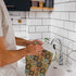 Kitchen Dish Towels, 100% Natural Cotton Mexican Fiesta Talavera Floral Striped Prints, Set of 3 Multi-Purpose Multi-Color Colorful Unique Dishclo...