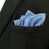 S&W SHLAX&WING Men's Neckties Cufflinks and Tie Hanky Blue Dot Extra Long Matching Pocket Square...
