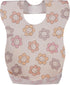 Disposable Baby Bibs (30pcs) Individually Wrapped - Soft 3-Layer Cute & Fun Waterproof Bibs for Babies w/Crumb Catcher - Easy Wear Baby Feeding an...