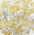 1.6 Ounce Crossed Christening Confetti Gold Silver Glitter Cross Metallic Sequins Table Scatter for Baby Shower, Wedding, Birthday, Communion Bapt...