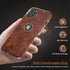 LOHASIC for iPhone 13 Case, Vintage Leather Thin Slim Luxury PU Soft Flexible Bumper Non-Slip Grip Shockproof Anti-Scratch Full Body Protective Co...
