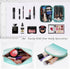 KTMOUW Makeup Bag 3 Pcs Waterproof Cosmetic Bag Set Portable Travel Cosmetic Bag Multifunction Organizer Storage Bag Weave Toiletry Bag for Women,...