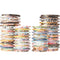 YUBX Exrta Slim Washi Tape Set Random Patterns 80 Rolls+ Bundle Gold Foil Super Skinny Decorative Masking Tape Scrapbook Tape for DIY Craft Art Pr...