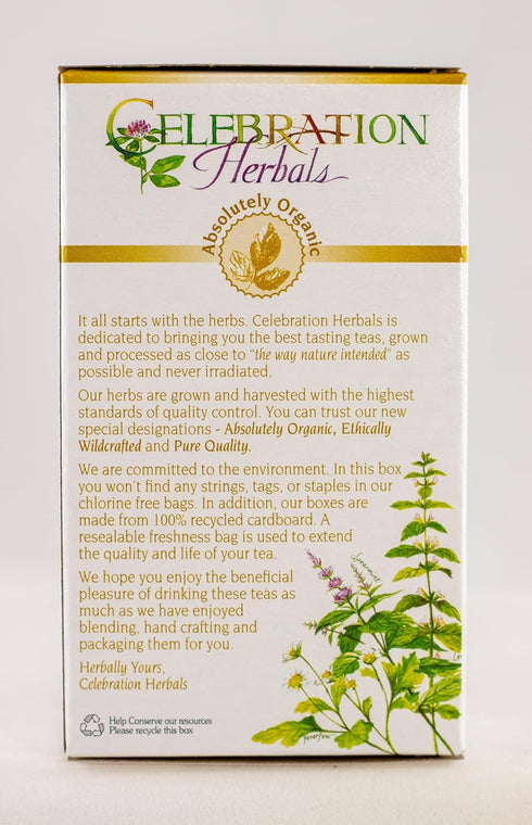Celebration Herbals Organic Milk Thistle Seed Herbal Tea -- 24 Tea Bags, NET WT.60, 2.11 OZ...