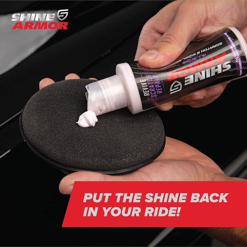 SHINE ARMOR Car Scratch Remover Repair Protection & Swirl Remover Polish 4oz...