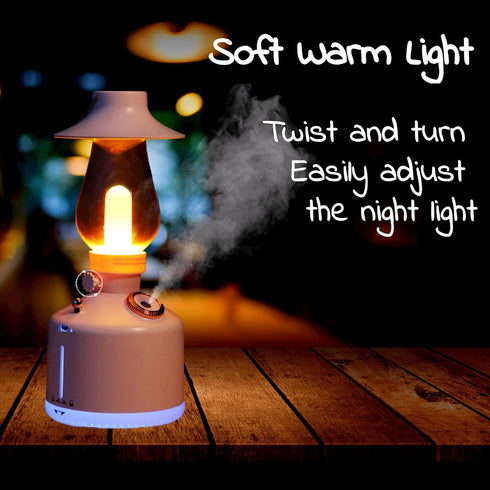 Cute Small Humidifier, Lantern Humidifier for Bedroom, USB Desktop Humidifier for Room Decor, Baby Nursery, 2 Mist Modes, Super Quiet Humidifier f...