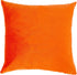 MZPSO Pack of 2, Velvet Super Soft Solid Decorative Square Throw Pillows Covers Set Cushion Case for Sofa Bedroom Car 18 x 18 Inch 45 x 45 cm Oran...