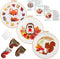 Louise Maelys 3 Set Animal Embroidery Kits for Beginners with Autumn Squirrel Hedgehog Fox Pattern,Adults Starter Cross Stitch Kit DIY Needlepoint...