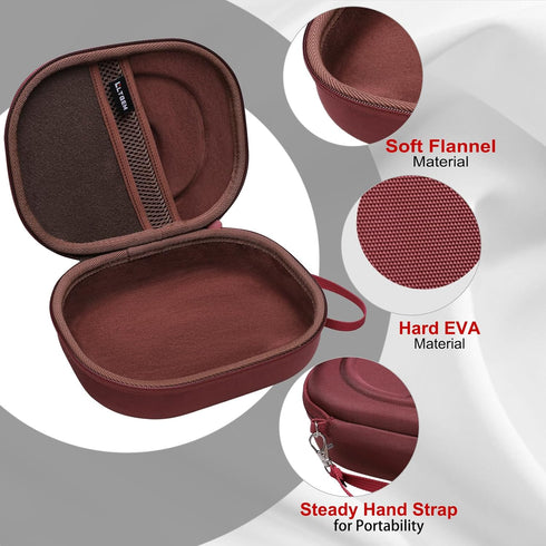 LTGEM EVA Hard Case for JBL Live 770NC/660NC/650BT/460NC/670NC/400BT/500BT and JBL Tune 770NC/710BT/720BT/760NC/700BT/750BT/510BT/660NC/520BT/500/...