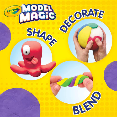 Crayola Model Magic Kit, Multicoloured, 22.86 x 13.97 x 2.03 cm, Purple...