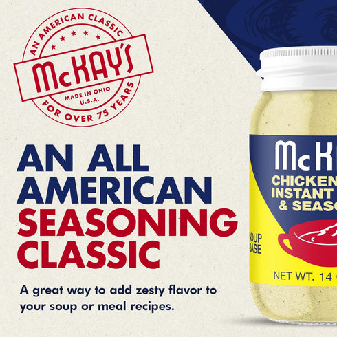 Mc Kay's Chicken and Beef Flavored Powdered Soup Seasoning, Gluten Free Instant Broth, Bullion Cubes Substitute, Est. 1945 (No MSG Added Chicken, ...