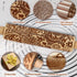 Embossed Rolling Pin for Baking, Cookie Embossing Rolling Pins with Flower Pattern Christmas Snowflake Paisley Wooden Engraved Dough Roller Clay P...