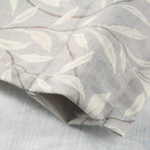 VOGOL Window Short Curtains Valances for Bedroom Dining Room, Rod Pocket Rustic Style Lovely Leaf Print Small Curtain Drapes Valance for Cafe Room...