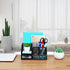 Desk Organizer, Office Supplies Desk Organization Accessories Pen Holder Organizers Set Multi-Functional Mesh Storage Caddy with 6 Compartments + ...