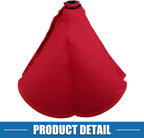 Car Shift Dust Cover Universal Gear Shift Knob Boot Dust Cover Fabric Red...