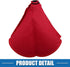 Car Shift Dust Cover Universal Gear Shift Knob Boot Dust Cover Fabric Red...