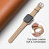 MNBVCXZ Compatible with Apple Watch Band 38mm 40mm 41mm 42mm 44mm 45mm 49mm Women Men Girls Boys Genuine Leather Replacement Strap for iWatch Seri...