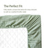 Muslin Crib Sheets, Neutral Crib Sheet for Boys Baby Girl, Soft Cotton Fitted Crib Sheet for Standard Crib Mattress and Toddler Bed Mattress, Ligh...