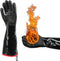 BBQ Grill Gloves 17in Oven Mitts - 932 Deg F Heat Resistant Gloves for Cooking Smoker Grilling Accessories...