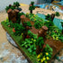 88pcs Model Trees Mixed Miniature Plants Model Train Scenery Architecture Trees Fairy Garden Trees Wargame Trees Model for Diorama DIY Craft Scene...