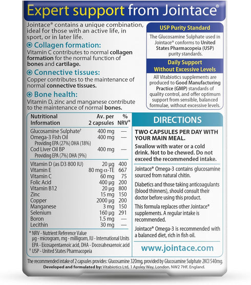 by Vitabiotics Omega-3 Capsules x 30...