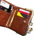 Womens Wallet Small Bifold Rfid Ladies Mini Vintage Coin Purse With Zipper and Kiss Lock (Brown)...