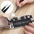 STREBITO Spudger Pry Tool Kit 12 Piece Opening Tool, Metal & Plastic Spudger Tool Kit, Prying Cleaning & Open Tool for iPhone, Laptop, iPad, Cell ...