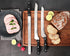 12 inch Carving Knife Razor Sharp Blade with Granton Edge for Cutting Smoked Brisket, BBQ Meat, Turkey,Black...