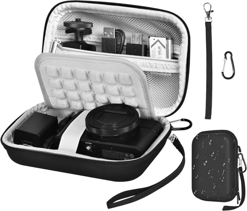 EMART Digital Camera Case, Small Camera Bag(Fit Camera Size<6"x4"x1") for Canon PowerShot ELPH 180/Sony DSCW800 830/CAMKORY/Kodak Pixpro, Camera C...