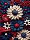 TUTUMAY21 5D Patriotic Floral Diamond Art Painting Kits, Patriotic Diamond Painting Full Diamond Art Kits for Adults Embroidery Cross Stitch Arts ...