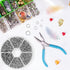ZYNERY 1500pcs 304 Stainless Steel Open Jump Rings with Jewelry Rings for Jewelry Making Supplies, Jewelry Fix, Wire Wrapping, Crafts...