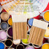2 Pieces Hake Blender Brush Bamboo Brush for Ceramics Paint Brush Applicator Artist Drawing Brush Craft Painting Brushes for Watercolor, Wash, Cer...