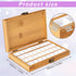4X6 Inch Bamboo Watercolor Paint Palette 36 Empty Half Pans Wooden Travel Box Case for Acrylic Gouache Painting Amateur Hobbyists Painting Artists...