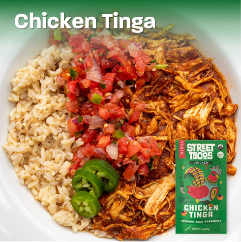 Riega Organic Chicken Tinga Street Taco Seasoning, 1.1 Ounce (Pack of 1)...