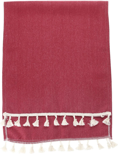 MECCANIXITY Microwave Oven Cover Dust, 13.78"x37.4" Cotton and Linen Decorative Kitchen Appliance Protective Cover for Home Refrigerator Machine D...