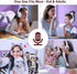 TCJJ Kids Wireless Headphones - Cat Ear LED Light Up, Bluetooth 5.4, Safe Volume Limit, Noise Cancelling with Mic & TF Card for Girls Boys Toddler...