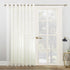 No. 918 - 50985 Emily Extra-Wide Sheer Voile Sliding Patio Door Curtain Panel, 100" x 84", Ivory...