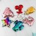 Outee Sequin Keychain 15 Pcs Flip Sequin Keychain for Mermaid Tail Clover Cat Animals Shape Christmas Gift Party Favors for Kids Adults Party Favo...