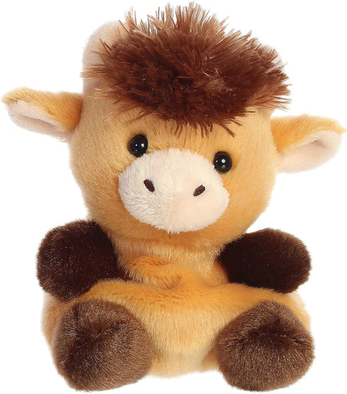 Aurora® Adorable Palm Pals™ Hubert Highland Cow™ Stuffed Animal - Pocket-Sized Play - Collectable Fun - Brown 5 Inches...