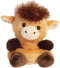 Aurora® Adorable Palm Pals™ Hubert Highland Cow™ Stuffed Animal - Pocket-Sized Play - Collectable Fun - Brown 5 Inches...