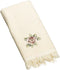 Avanti Linens Rosefan Fingertip Towel, Ivory, 18.00" x 11.00"...