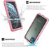 Waterproof Case Front Screen Protector Unisex, Suitable for iPhone 11ProMax Cell Phone (Pink&Clean)...