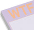 1-Count Knock Knock WTF to Do Sticky Note Pad, 3 x 3-inches (Pastel Edition)...