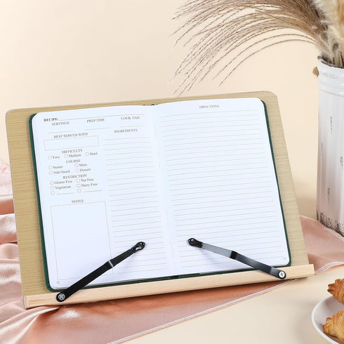 Recipe Book, Blank Recipe Books to Write in Your Own Recipes, Waterproof Hardcover cook books with Prompts and Contents A5-Yellow...