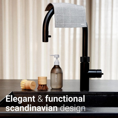 | Premium Natural Swedish Dishcloth | Cleaning Sponge Cloth | Eco-Friendly | Vegan | Compostable | 5 Pack...