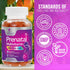Prenatal Gummy Vitamins for Women, Prenatal Multivitamin with Folic Acid for Fetal Support, Vitamin A, C, D3, B12 & B6, Nature's Pregnancy Vitamin...