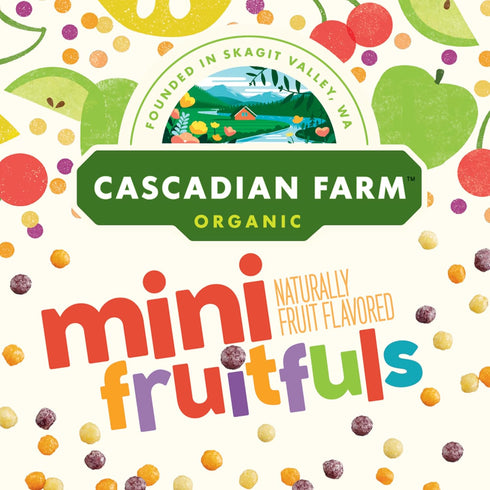 Cascadian Farm Organic Mini Fruitfuls Breakfast Cereal, Made With Whole Grain, Non-GMO, 11.1 oz...