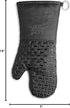 Xlnt Extra Long Oven Mitts (Black) | Teflon EcoElite Water Repellent | Heat Resistant for Oven Cooking, Grill & BBQ | Non Slip Gloves with Teflon ...