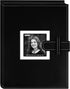 Pioneer Photo Albums 24 Pocket Sewn Leatherette Frame Cover Album with Strap Closure for 4 by 6-Inch Prints, Black...